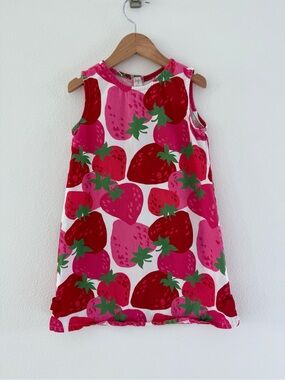 Vibrant Strawberry Shift Dress